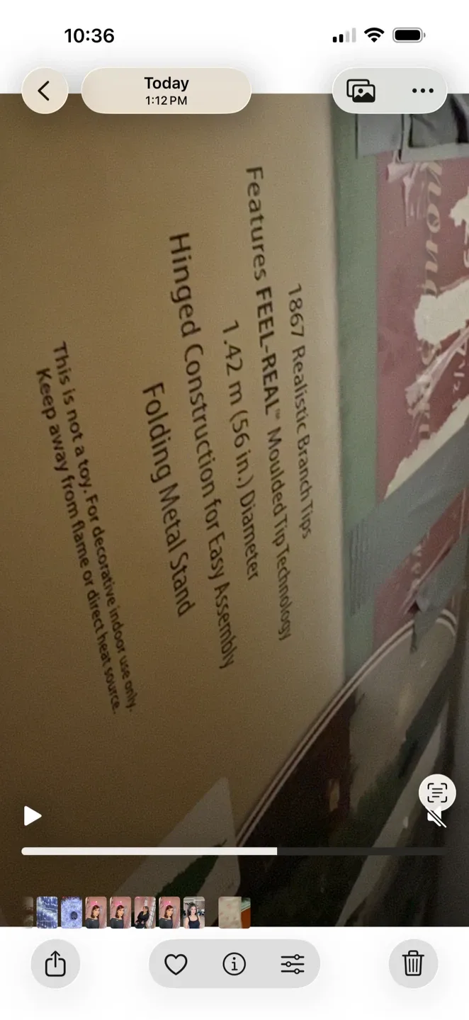 Realistic FEEL-REAL 7.5 ft Artificial Christmas Tree image indicator(2)