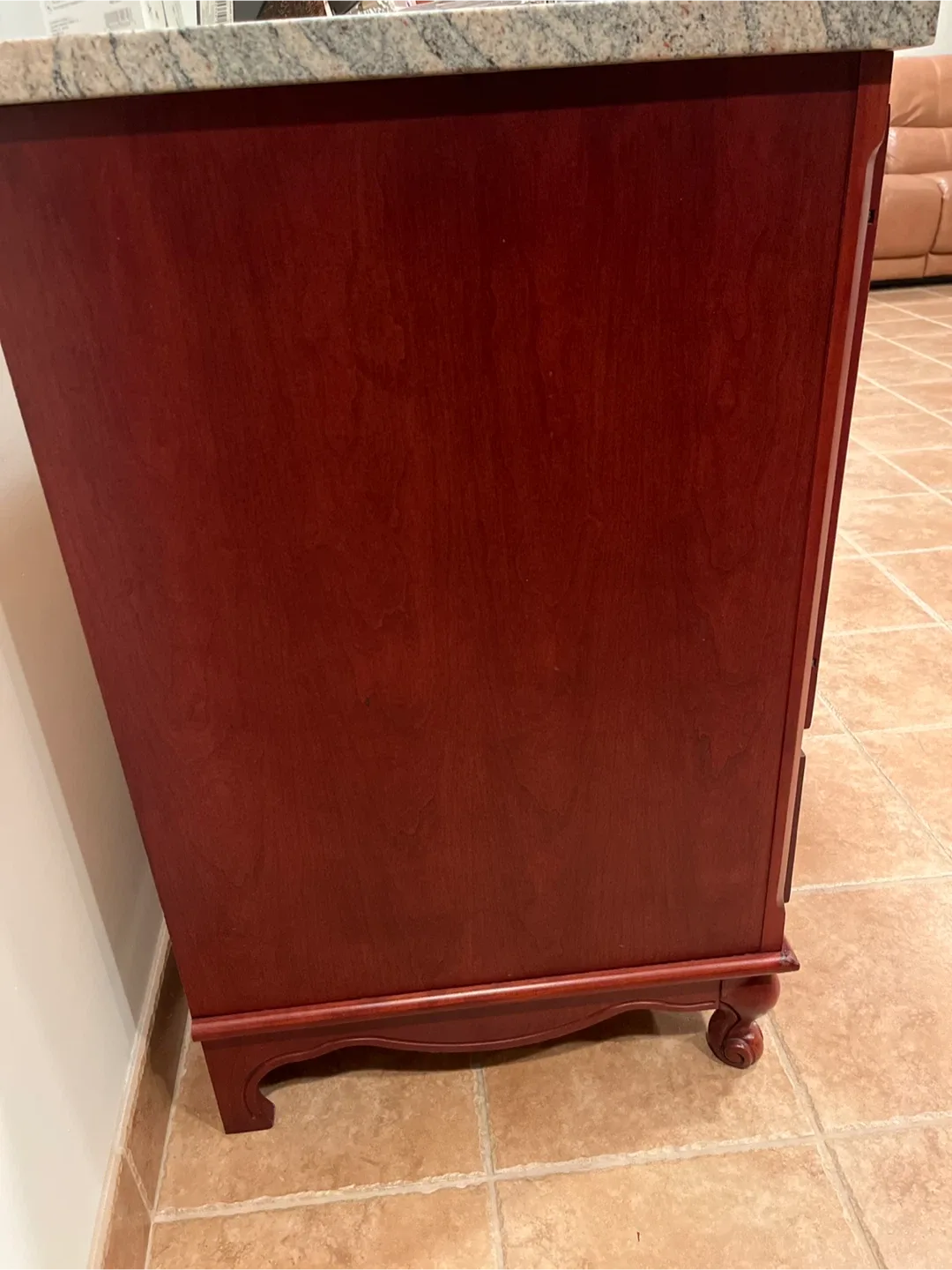 Wooden Cabinet with Granite Top image indicator(3)