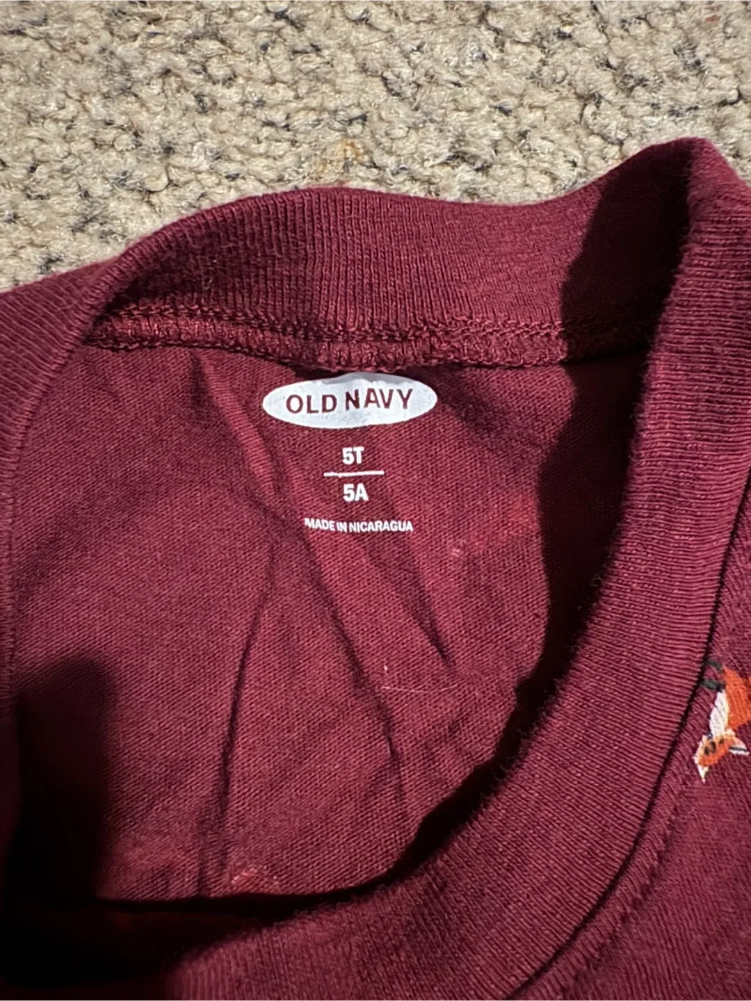 Old Navy Fox Print Long Sleeve image indicator(3)