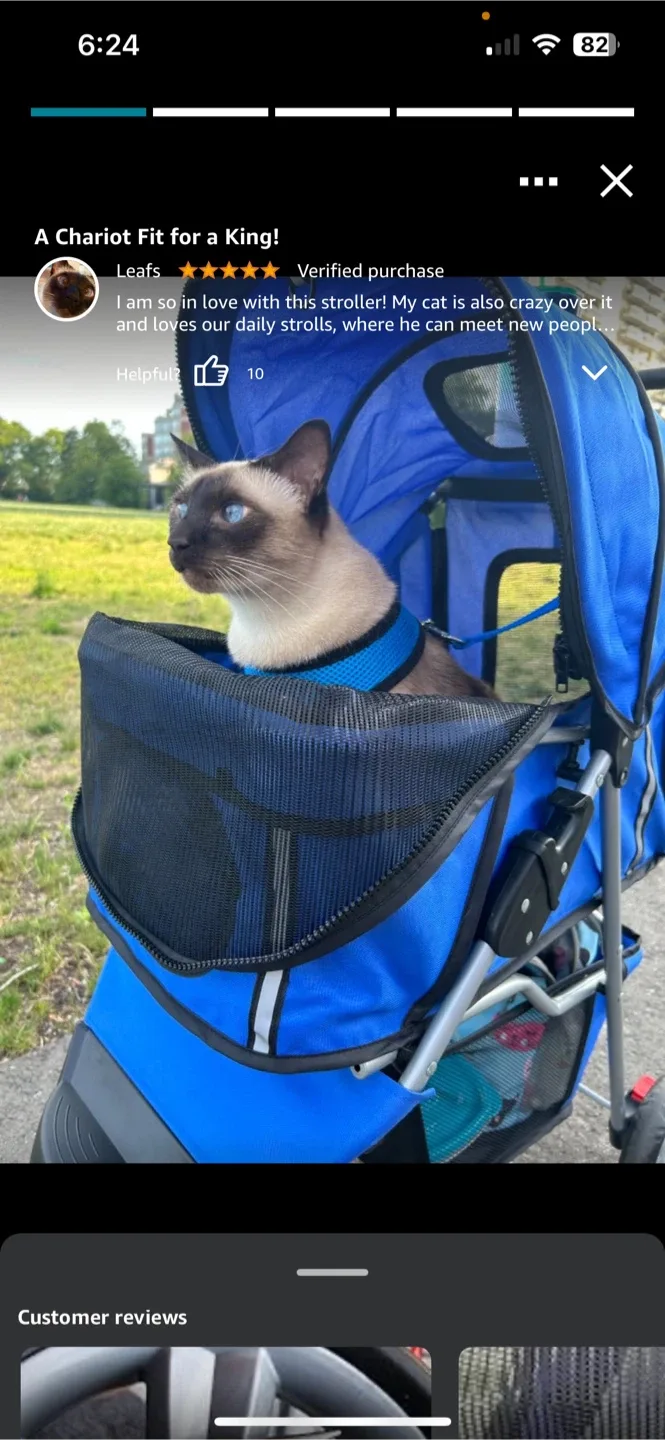Pet Stroller - Blue image indicator(2)