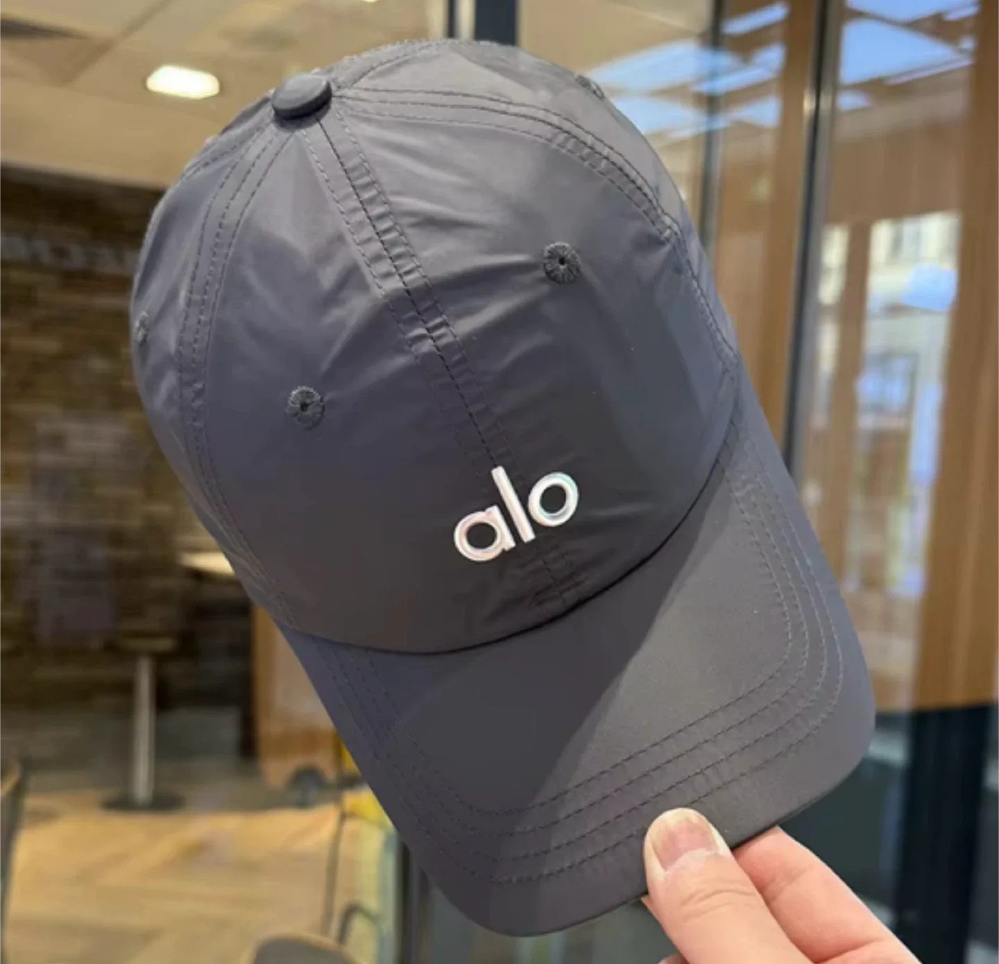 ALO Gray Baseball Cap thumbnail
