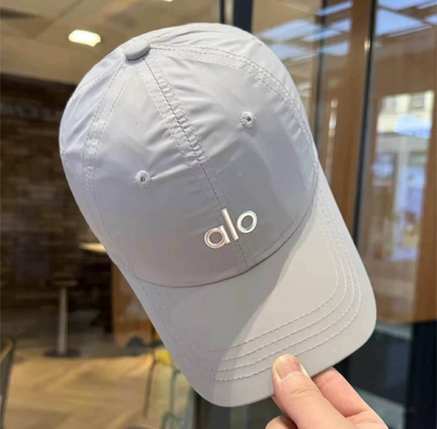 ALO Gray Baseball Cap thumbnail