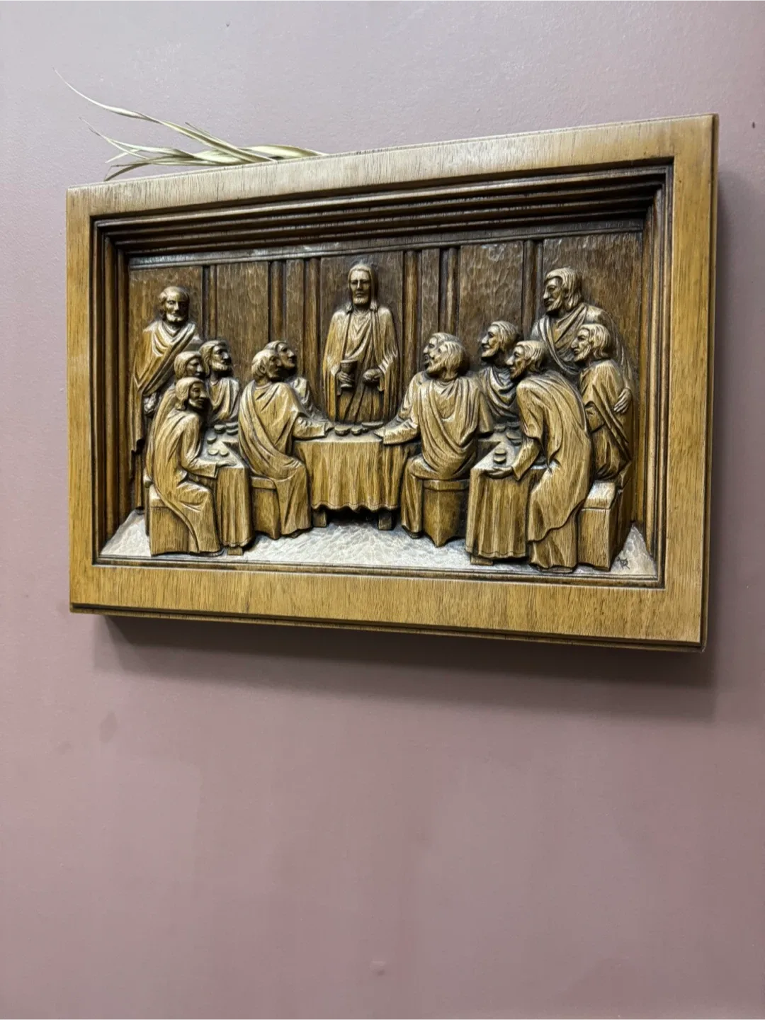 The Last Supper Wood Carving