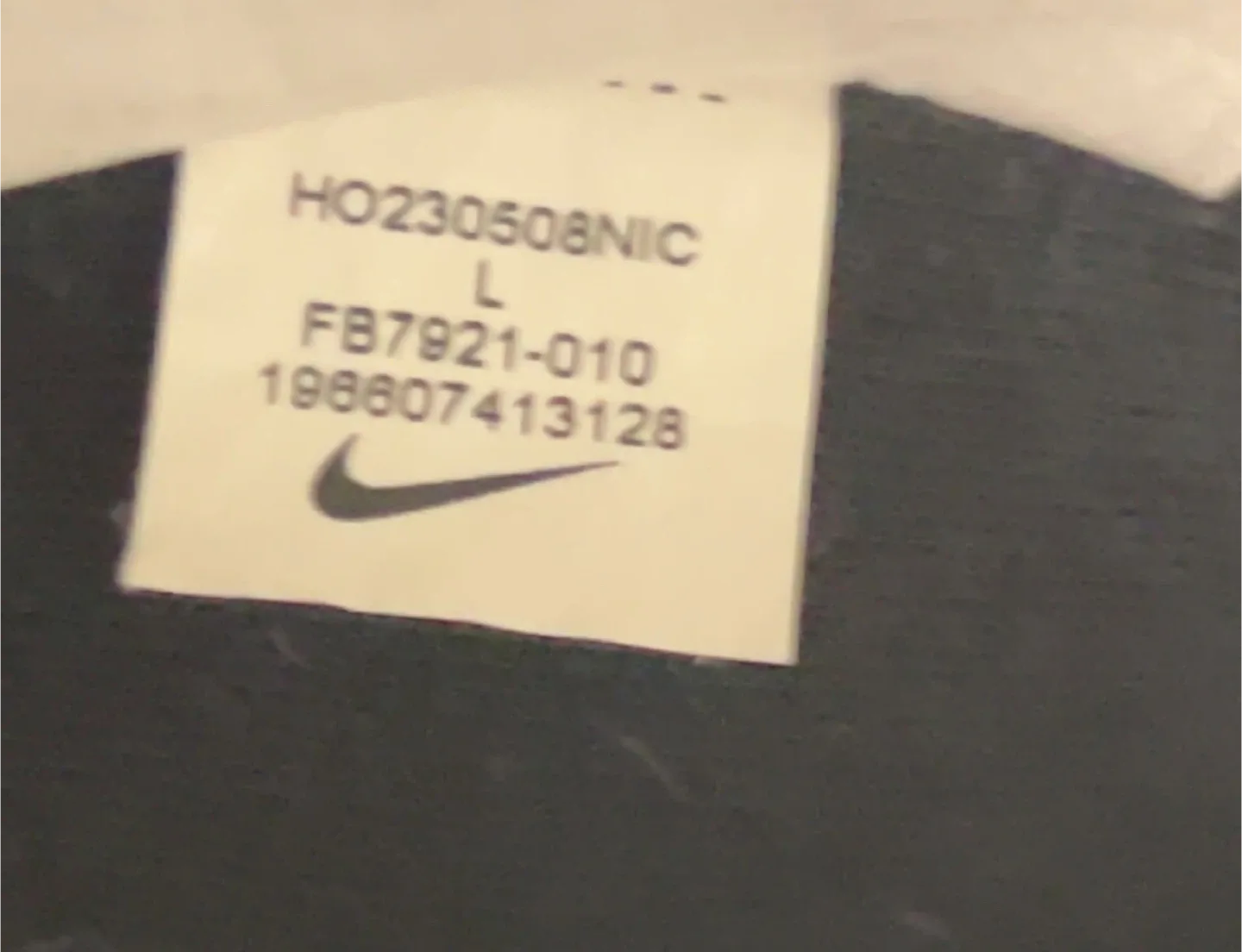 Black nike tech size large image indicator(5)