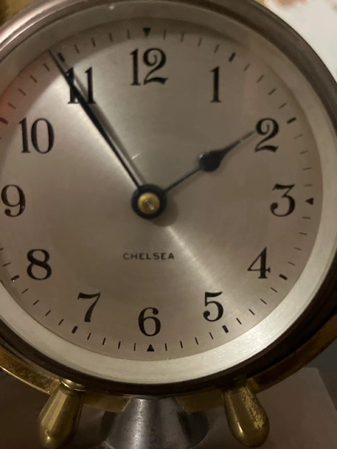 Chelsea Clock Ship's Wheel Desk Clock - photo 3