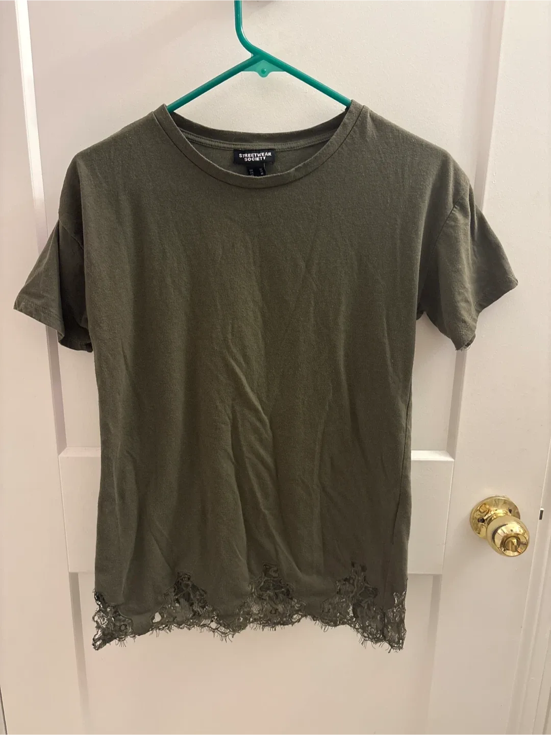 Streetwear Society Olive Green T-Shirt - Size M