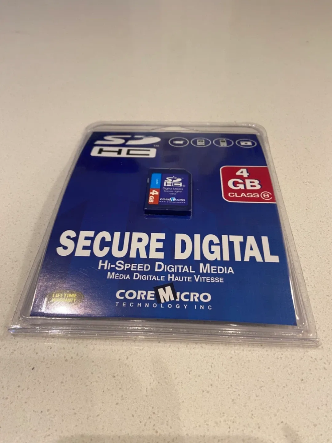 Core Micro 4GB SDHC Secure Digital Card - New