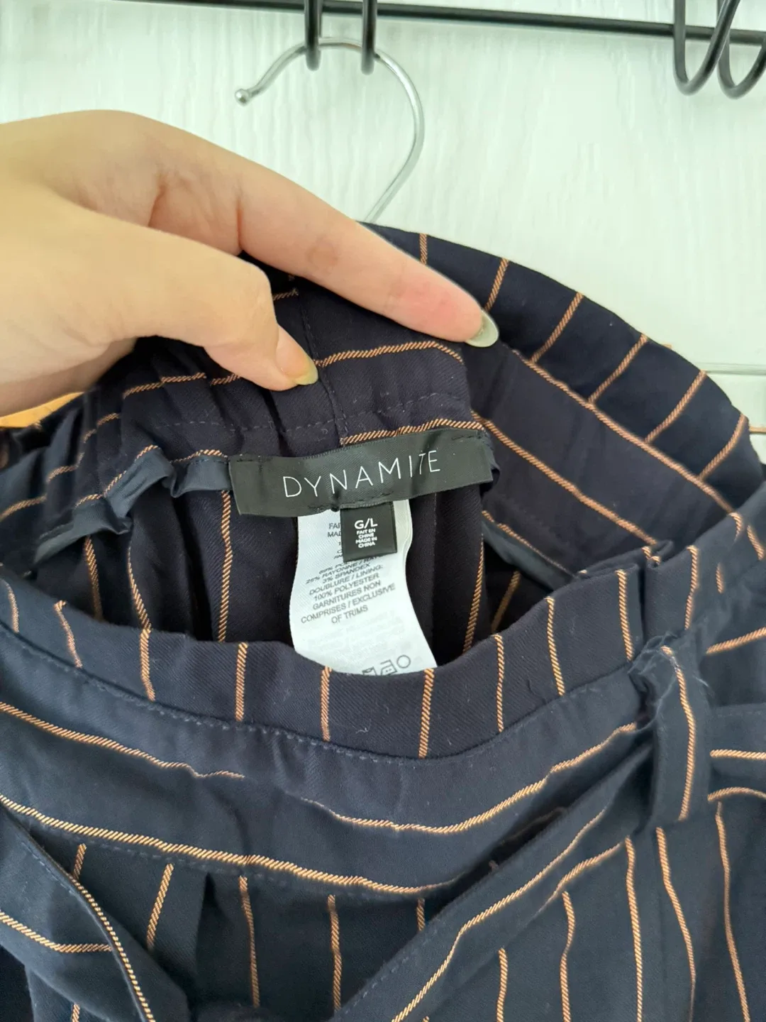 Navy Dynamite Paperbag Pants image indicator(3)