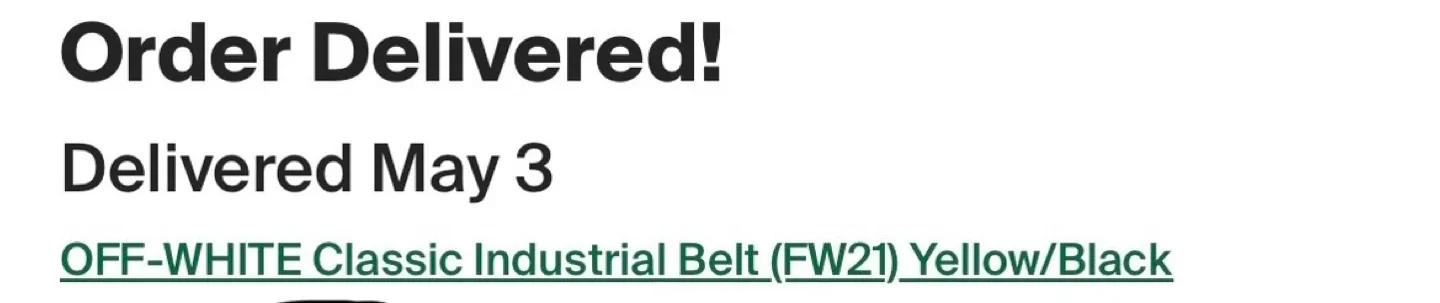 Off-white industrial belt image indicator(6)