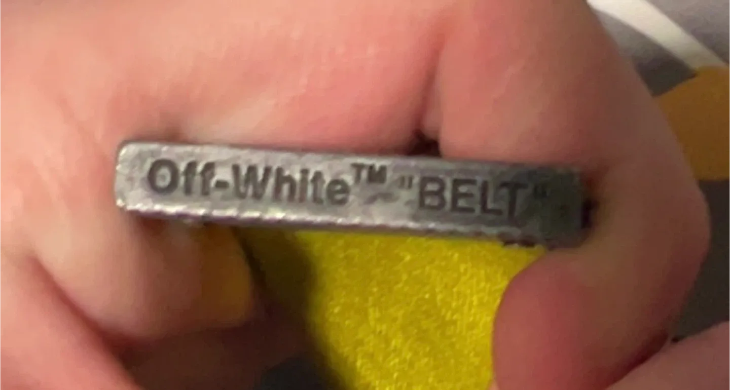 Off-white industrial belt image indicator(3)