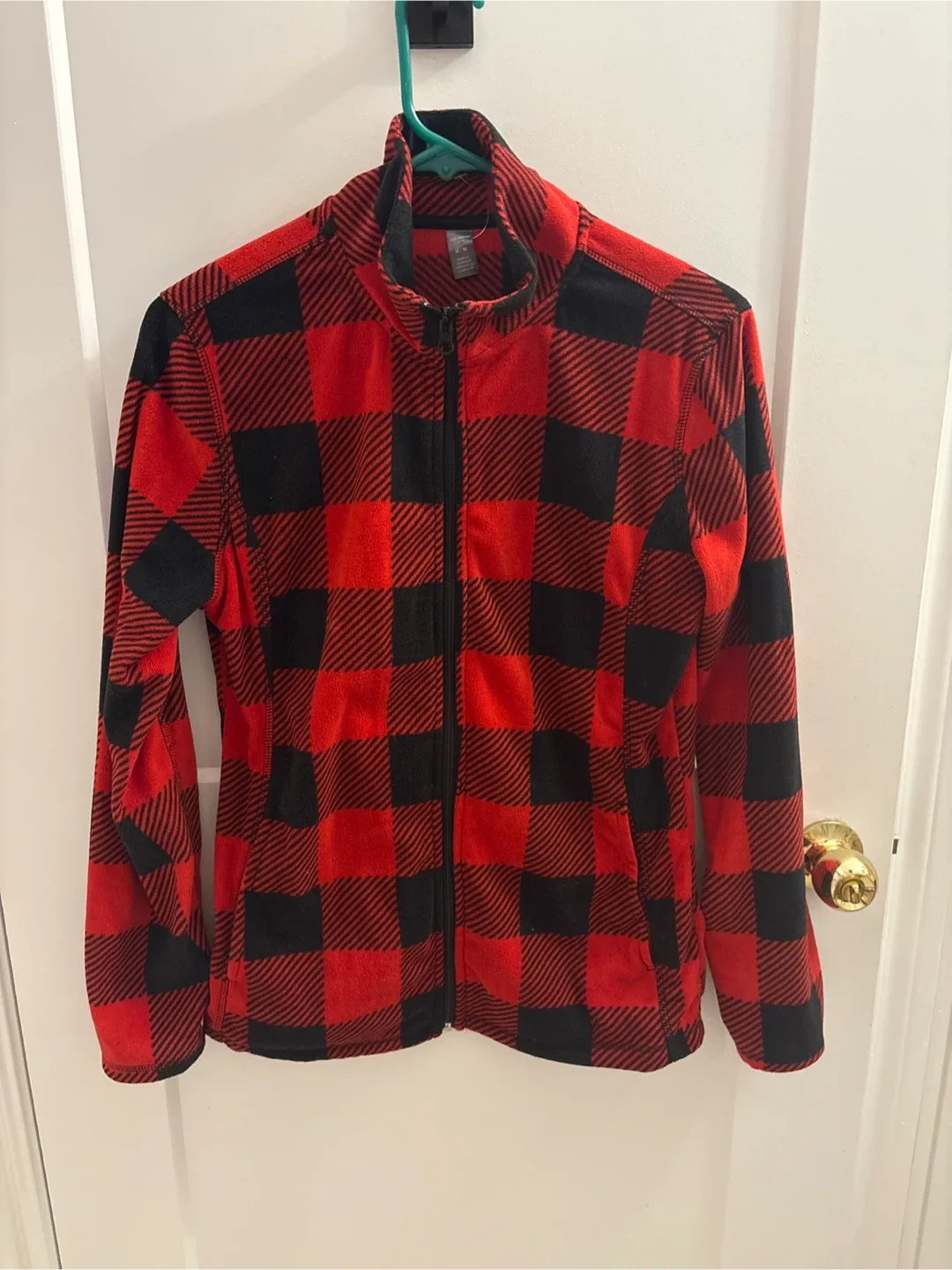 Red & Black Plaid Jacket/Sweater thumbnail