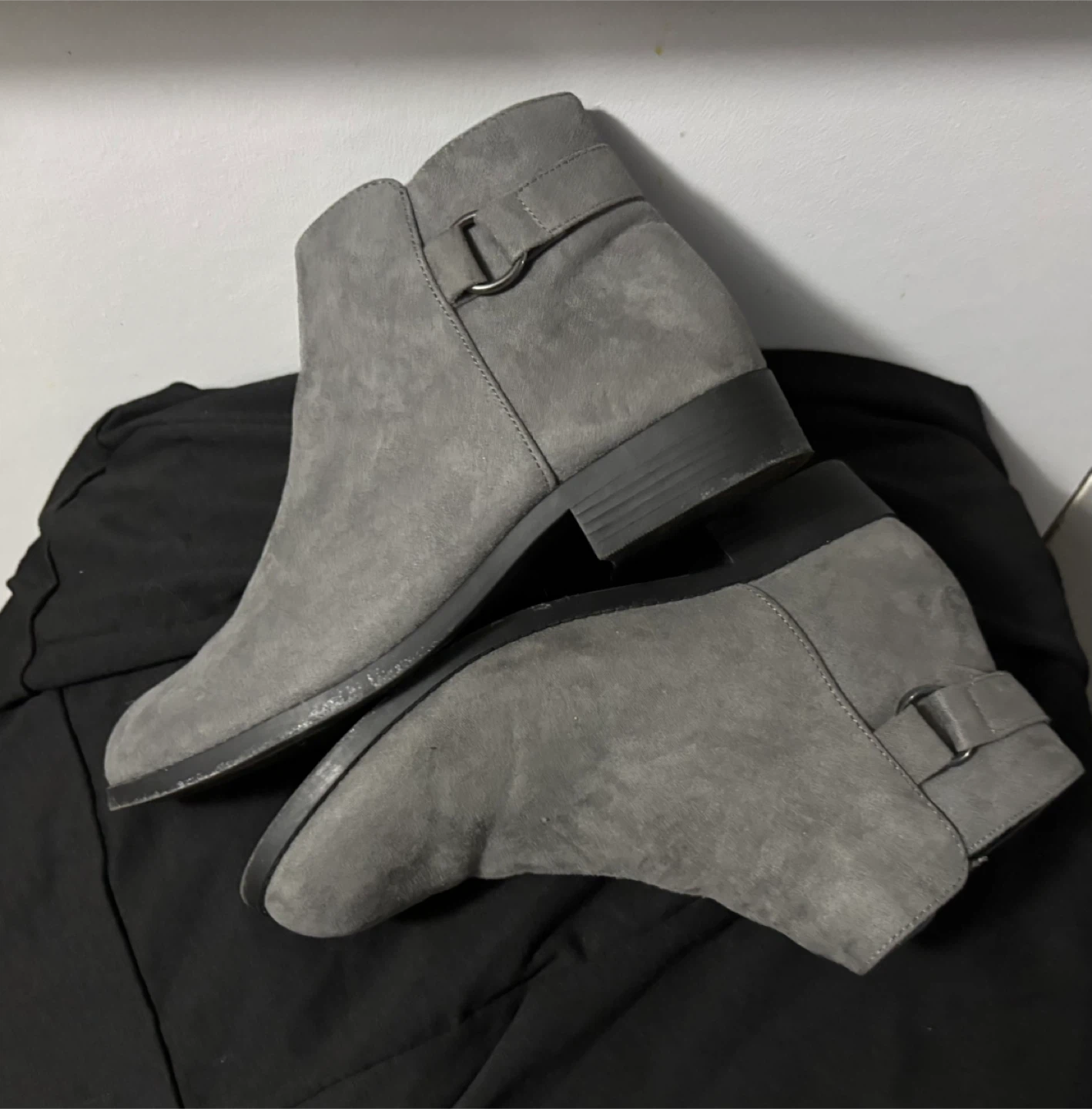 Gray Ankle Boots - photo 2