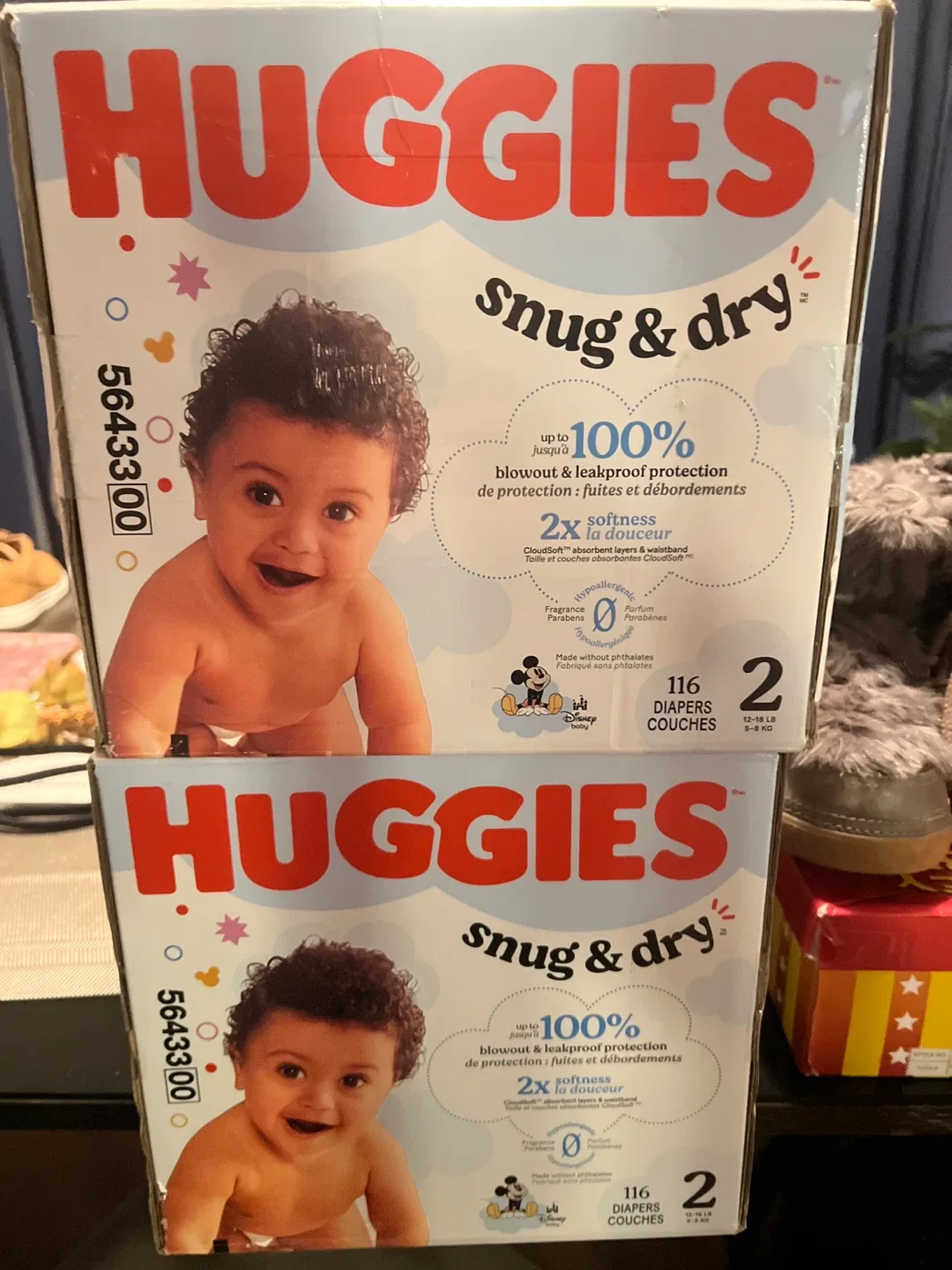 Huggies Snug & Dry Diapers, Size 2 (116 Count) thumbnail