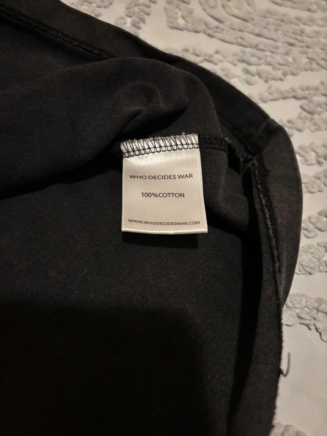 Who Decides War SSENSE Exclusive Black Eagle Arched T-Shirt - photo 5