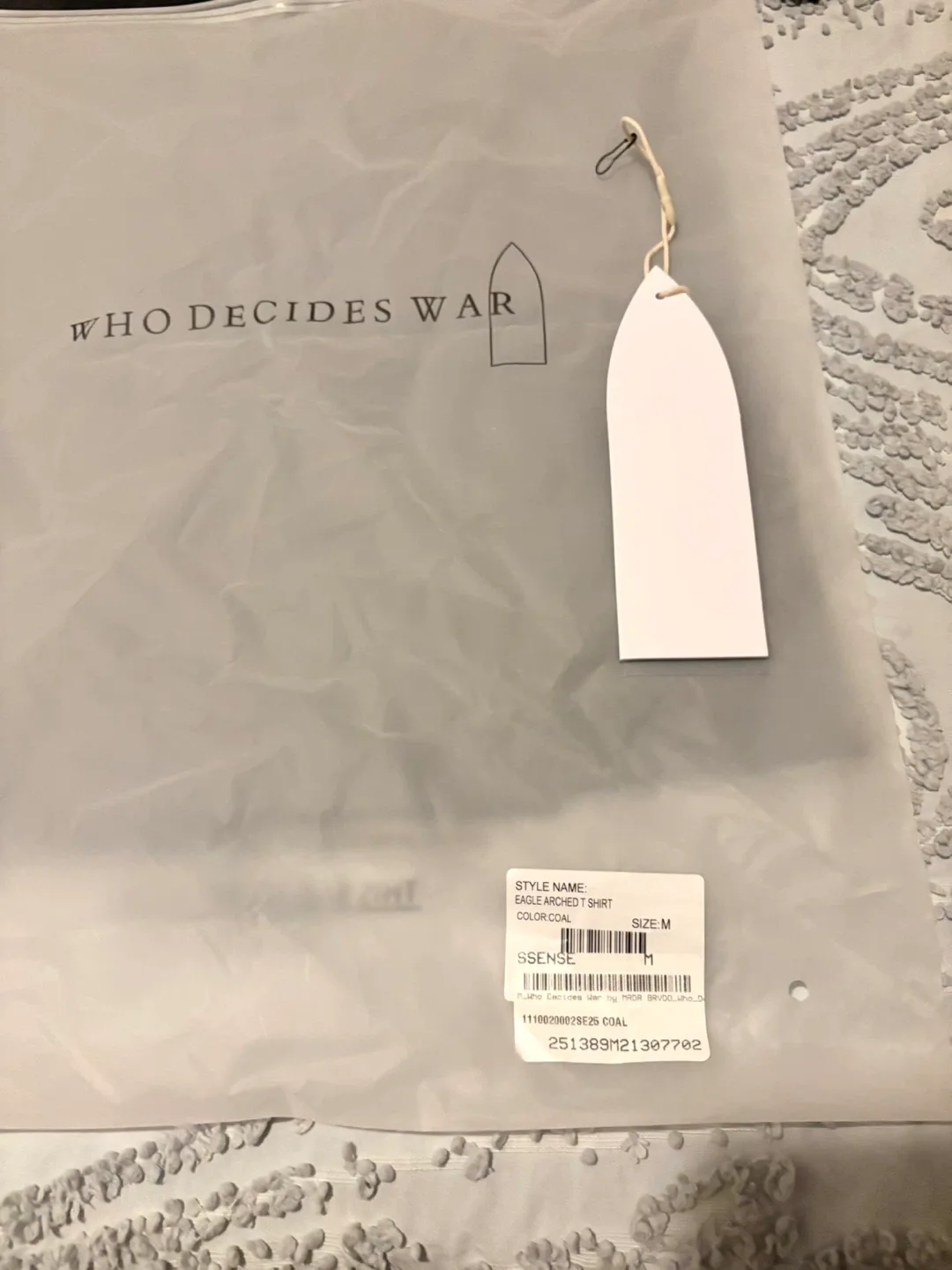 Who Decides War SSENSE Exclusive Black Eagle Arched T-Shirt image indicator(6)