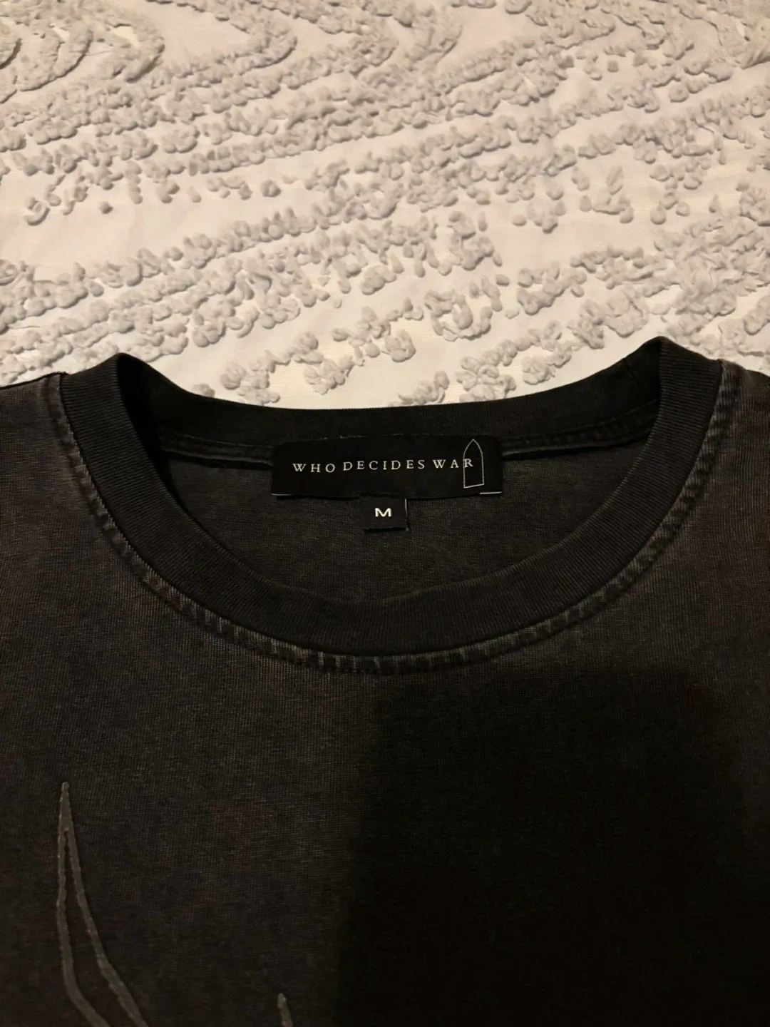 Who Decides War SSENSE Exclusive Black Eagle Arched T-Shirt image indicator(3)