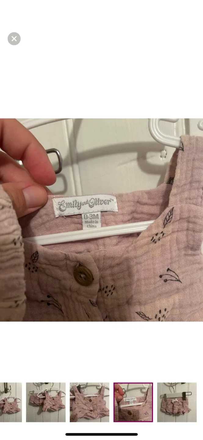 Emily and Oliver 0-3M Outfit image indicator(4)