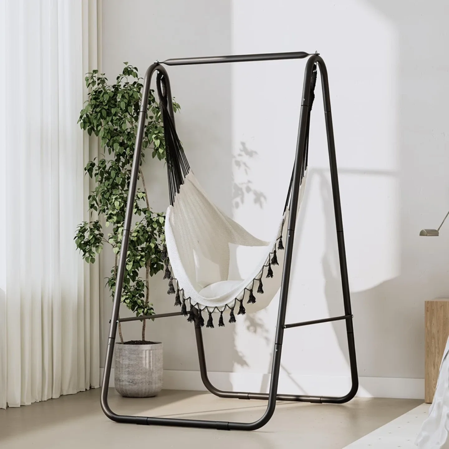 Hammock Chair with Stand, Swing Stand with Hanging Swing image indicator(6)