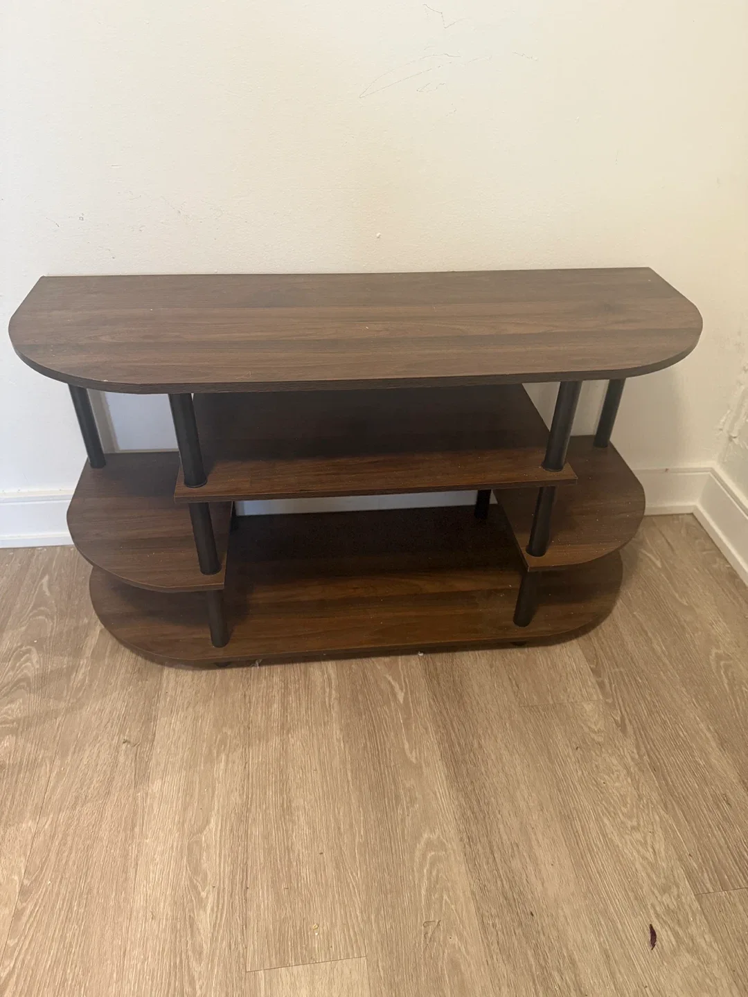 Brown Wood TV Stand