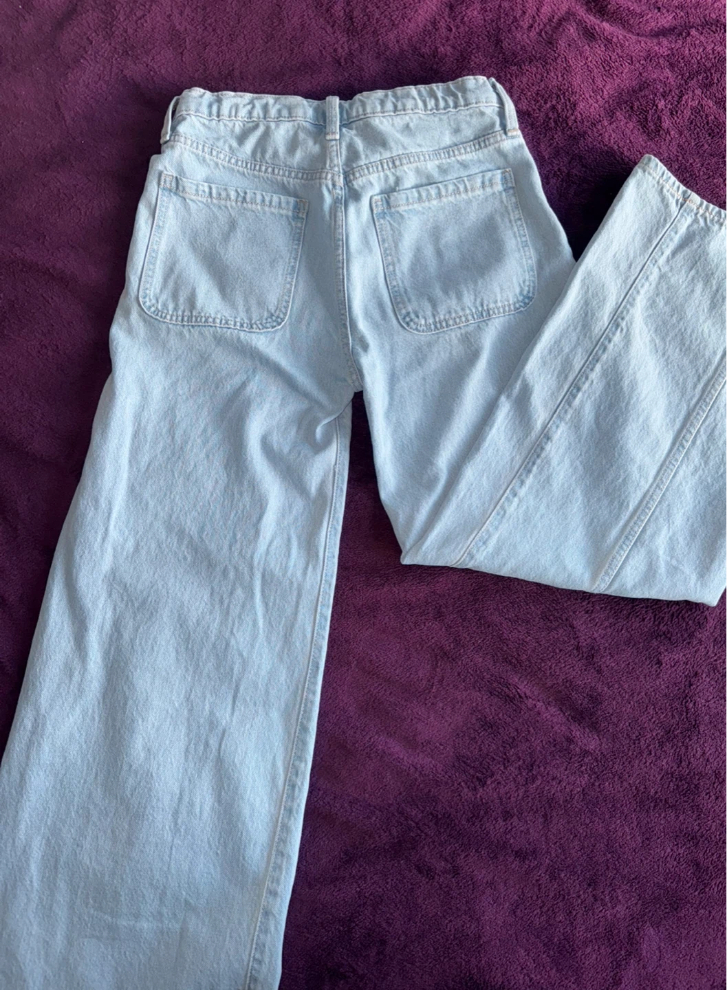 Old Navy High-Rise Baggy Wide Leg Jeans - Size 0-2 - photo 2