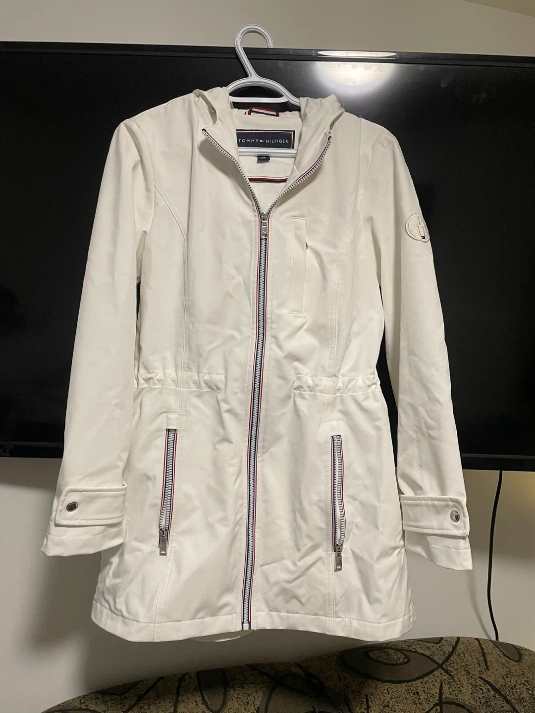 Tommy Hilfiger White Jacket - Size XS