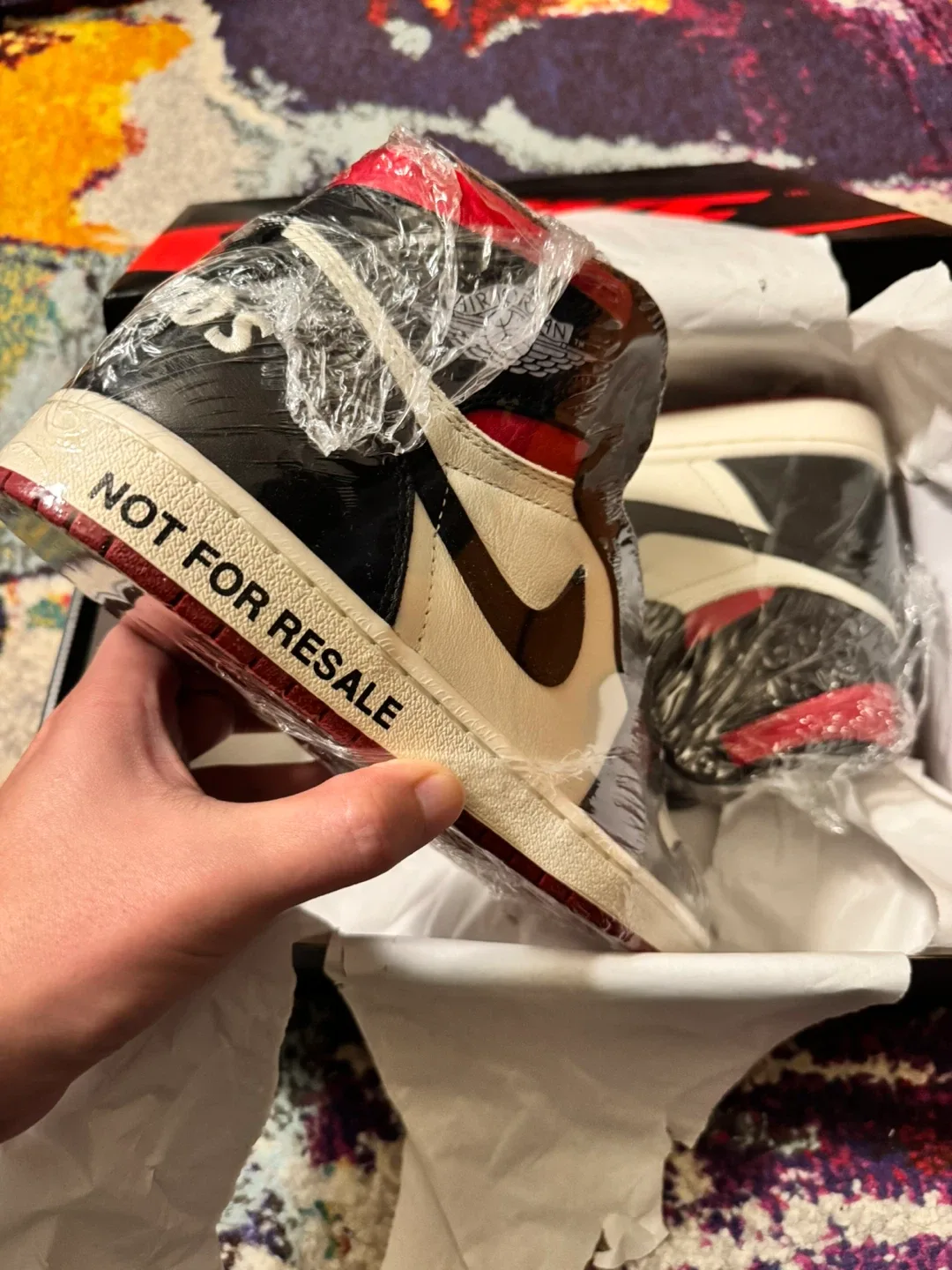 🔥 Air Jordan 1 Retro High OG “Not For Resale” US 9.5 BNIB 🔥 image indicator(10)