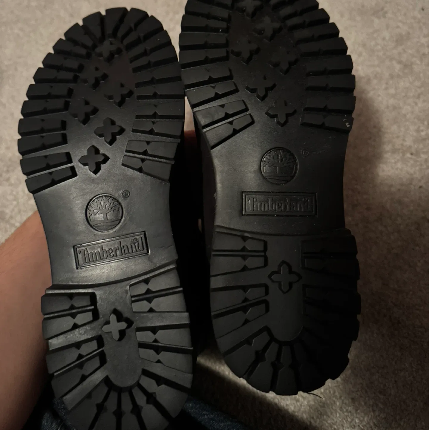 Timberland Black Leather Boots - Size 7M image indicator(3)