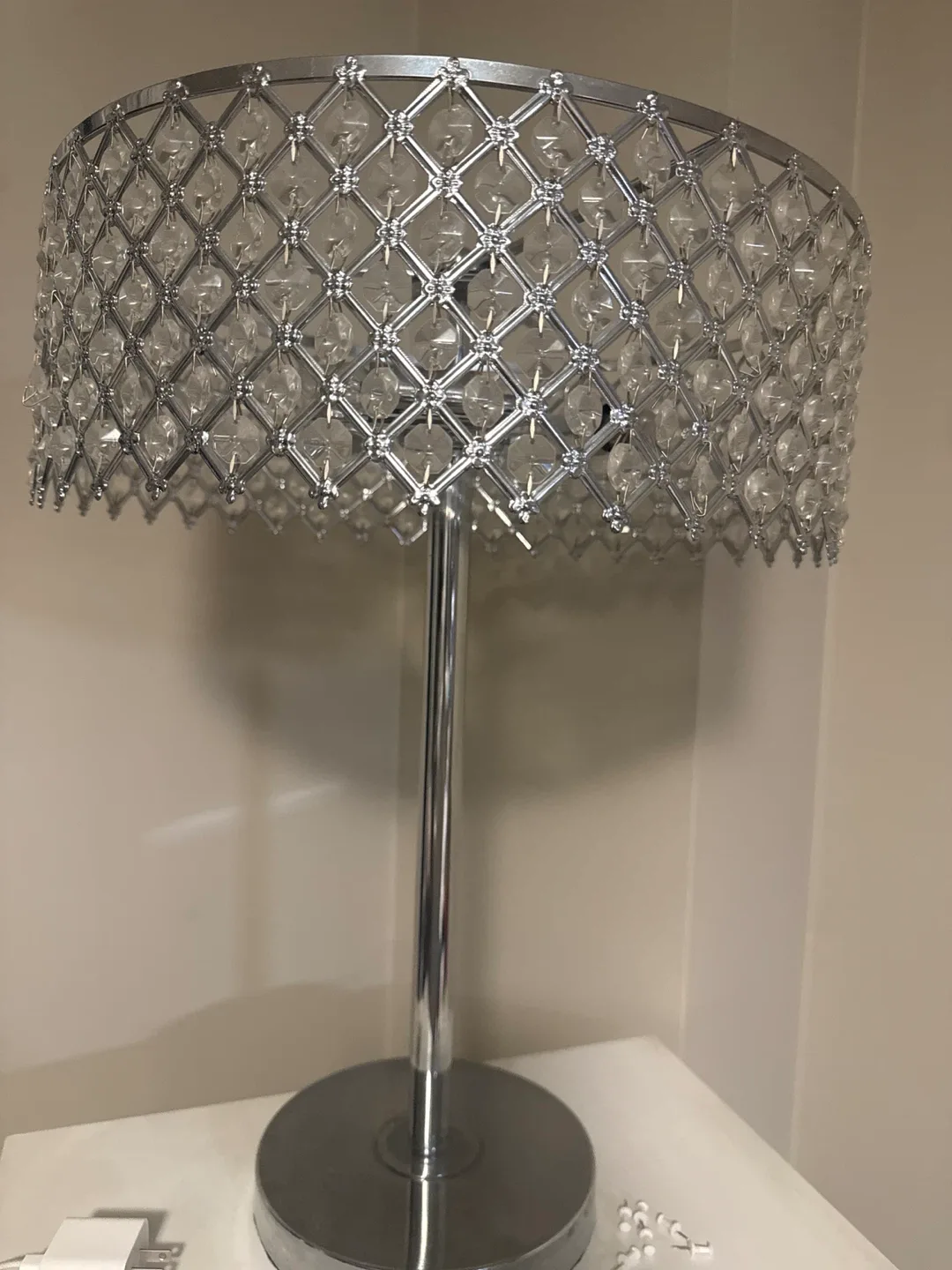 Crystal Beaded Table Lamp