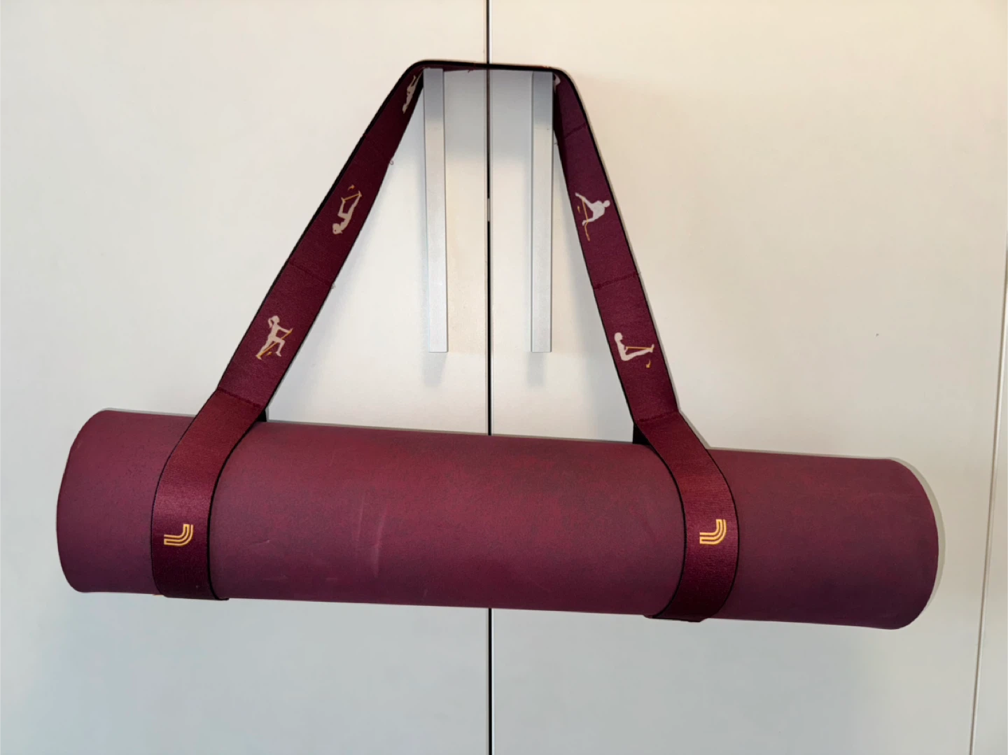 Burgundy Lole Yoga Mat with Strap - photo 3
