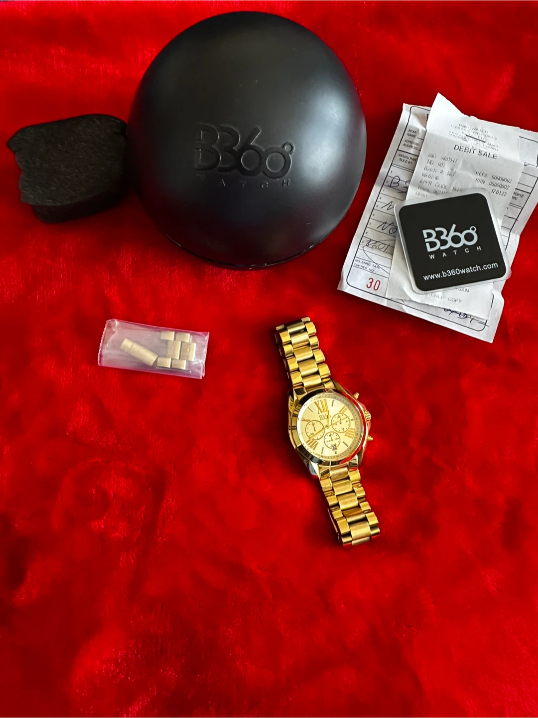 B360 Watch - Full Gold Chronograph (Complete Set) - photo 2