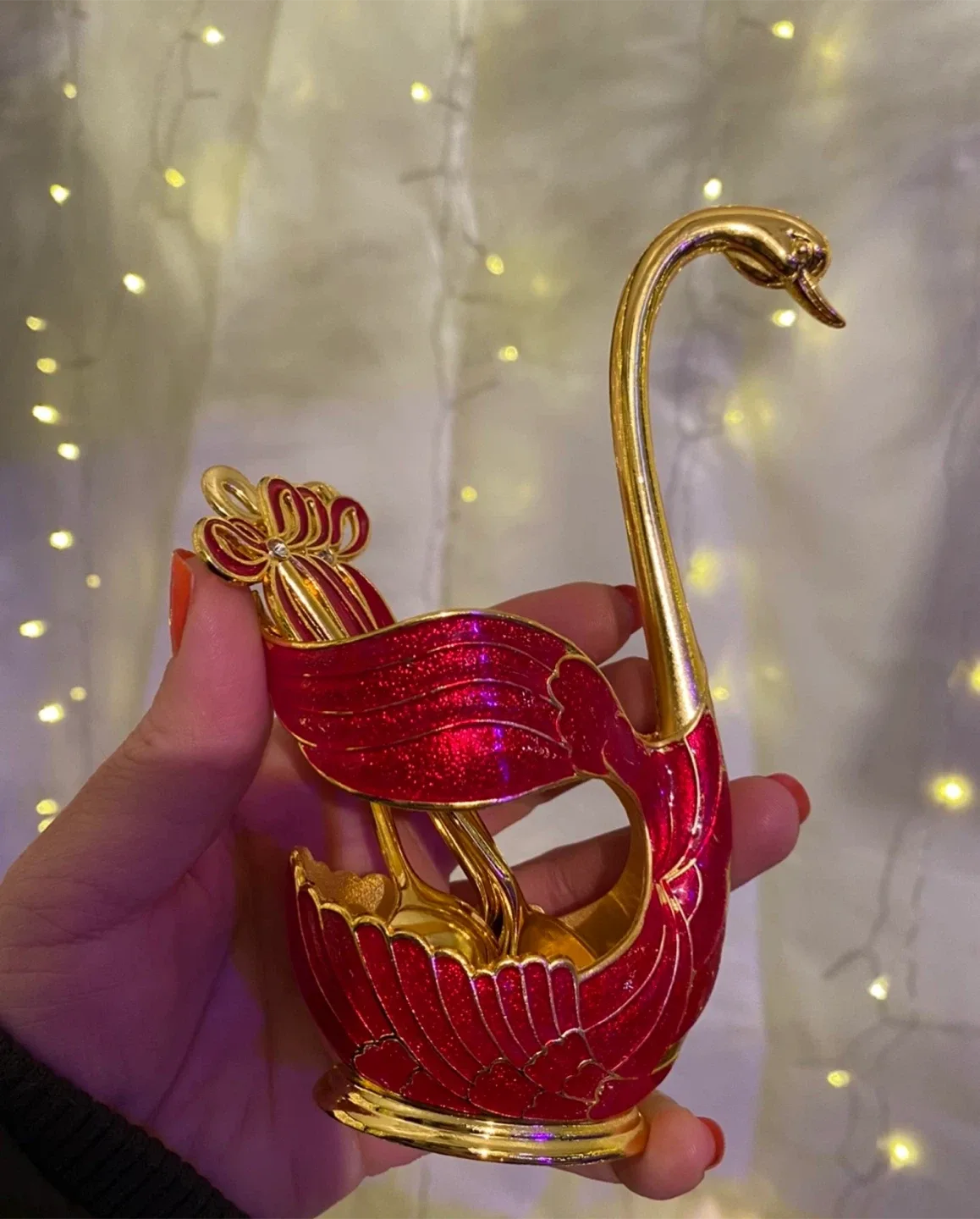Swan Spoon & Holder Set | Christmas Limited Edition Gift image indicator(4)