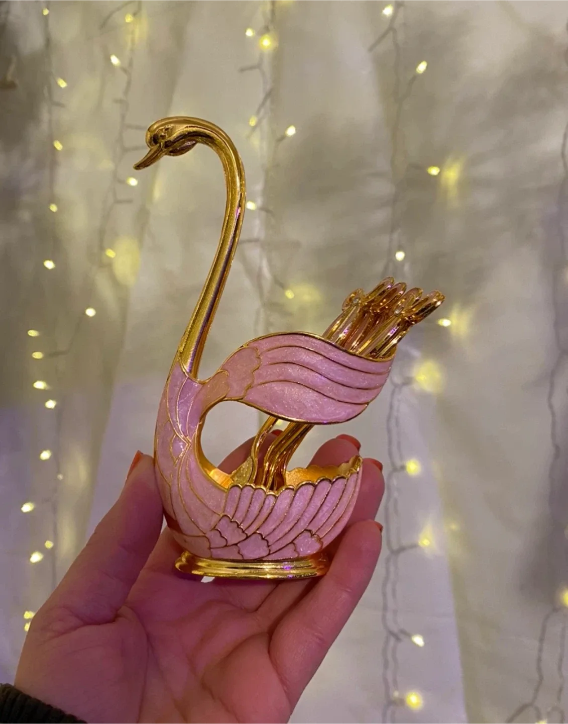 Swan Spoon & Holder Set | Christmas Limited Edition Gift image indicator(6)