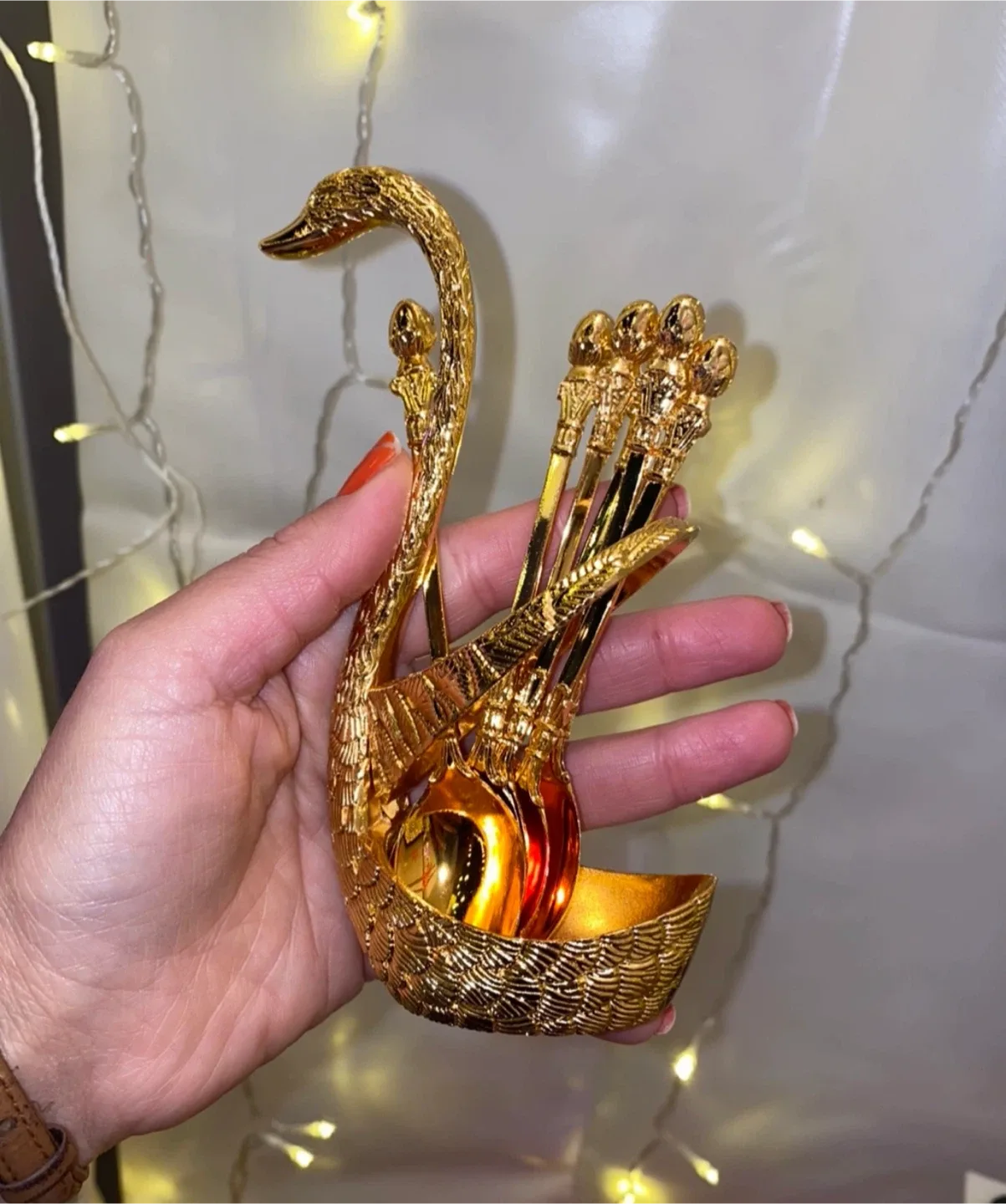 Swan Spoon & Holder Set | Christmas Limited Edition Gift image indicator(9)