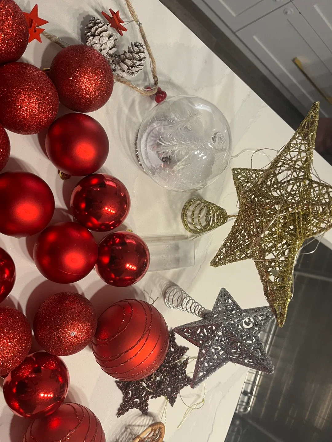 Christmas Ornaments Bundle | Red (65) image indicator(4)