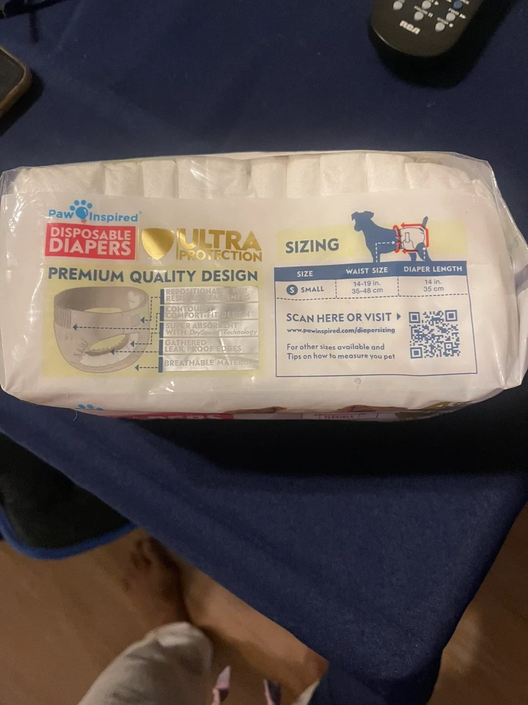 Paw Inspired Disposable Dog Diapers - Small image indicator(2)