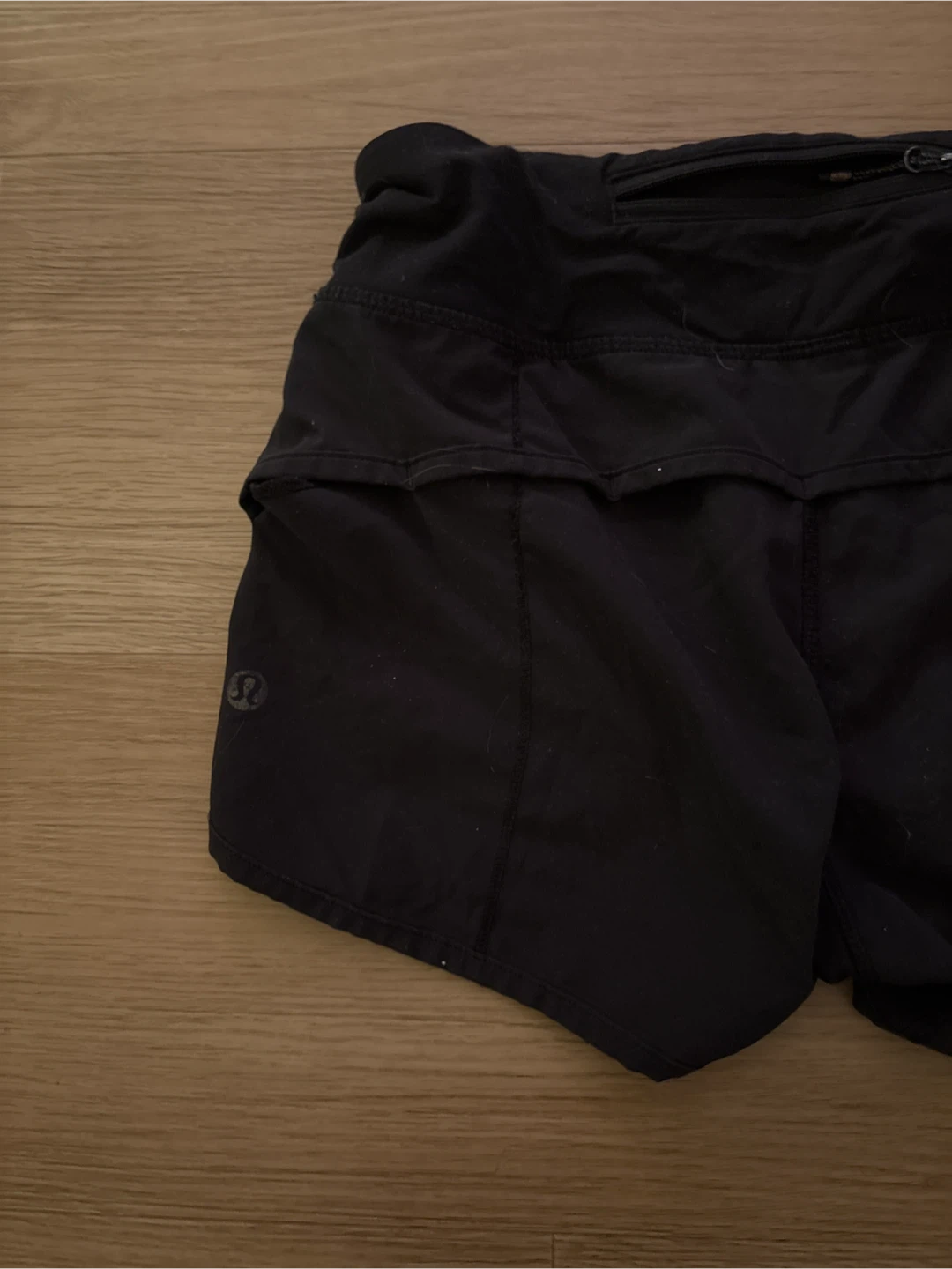 Lululemon Black Running Shorts, Size 6 - photo 2