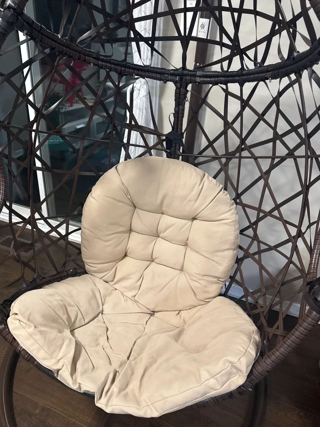 Hanging Egg Chair with Stand image indicator(4)