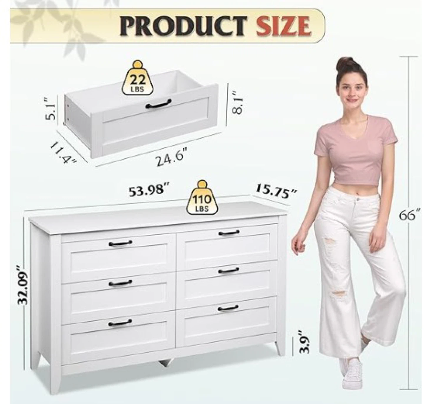 White Dresser for Bedroom - photo 4