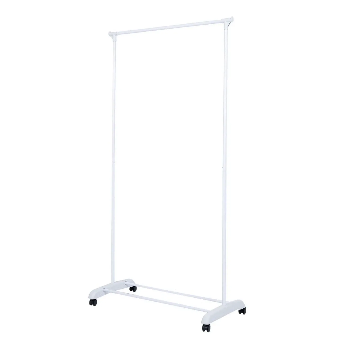 White Rolling Clothes Rack image indicator(2)