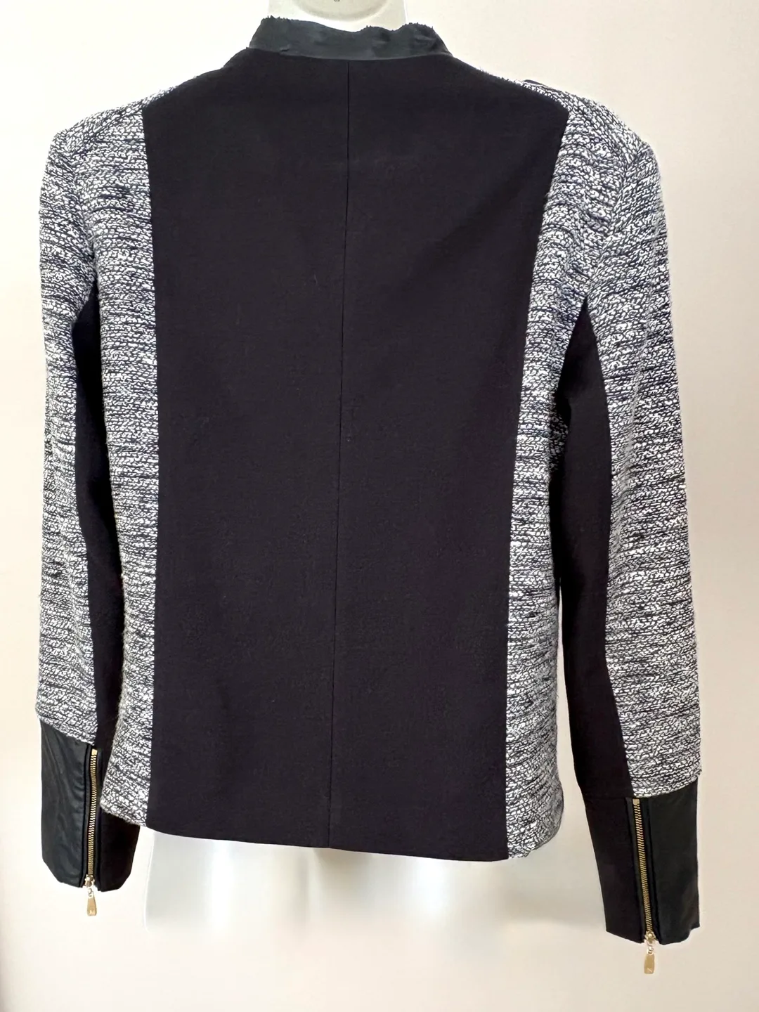 Nygard Black & White Tweed Moto Jacket image indicator(4)