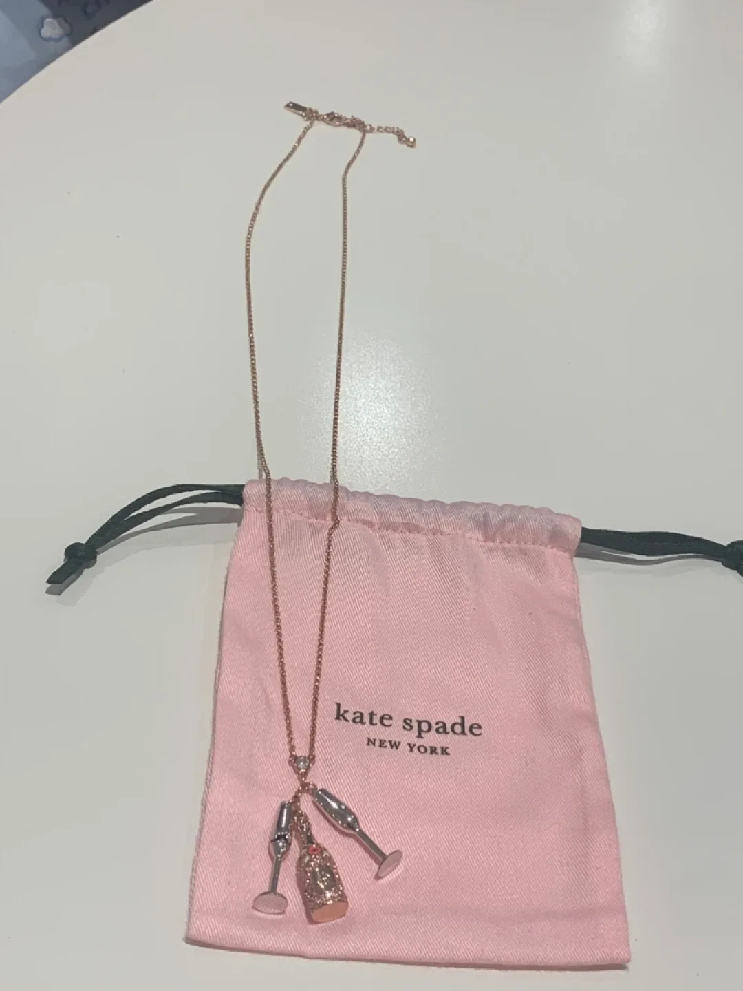 🩷 Kate Spade Champagne Necklace & Earrings Set🩷 image indicator(5)