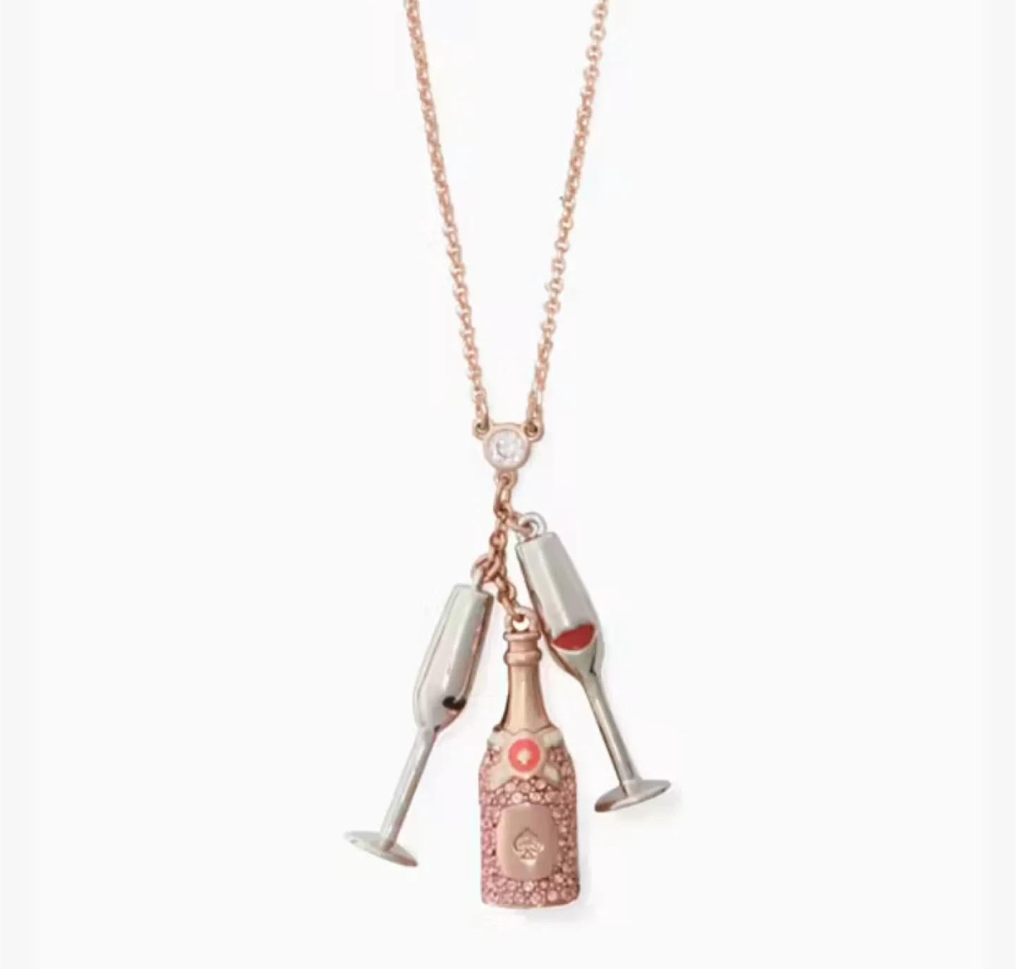 🩷 Kate Spade Champagne Necklace & Earrings Set🩷 image indicator(4)