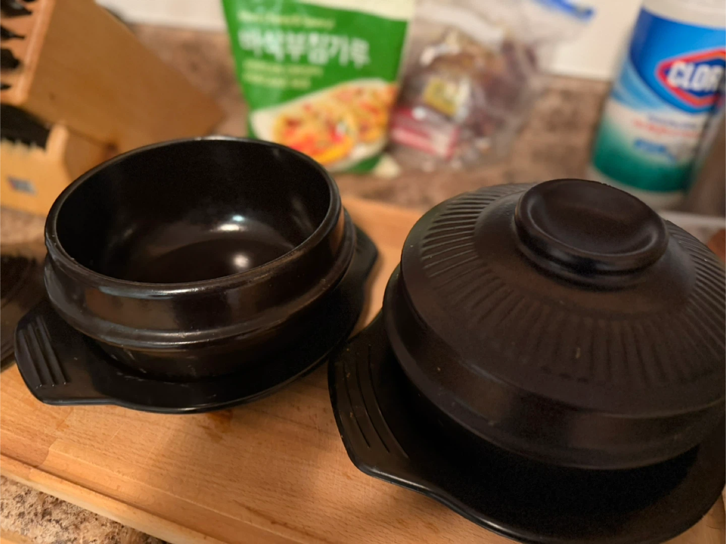 Korean Stone Bowl (Dolsot) Set - photo 2