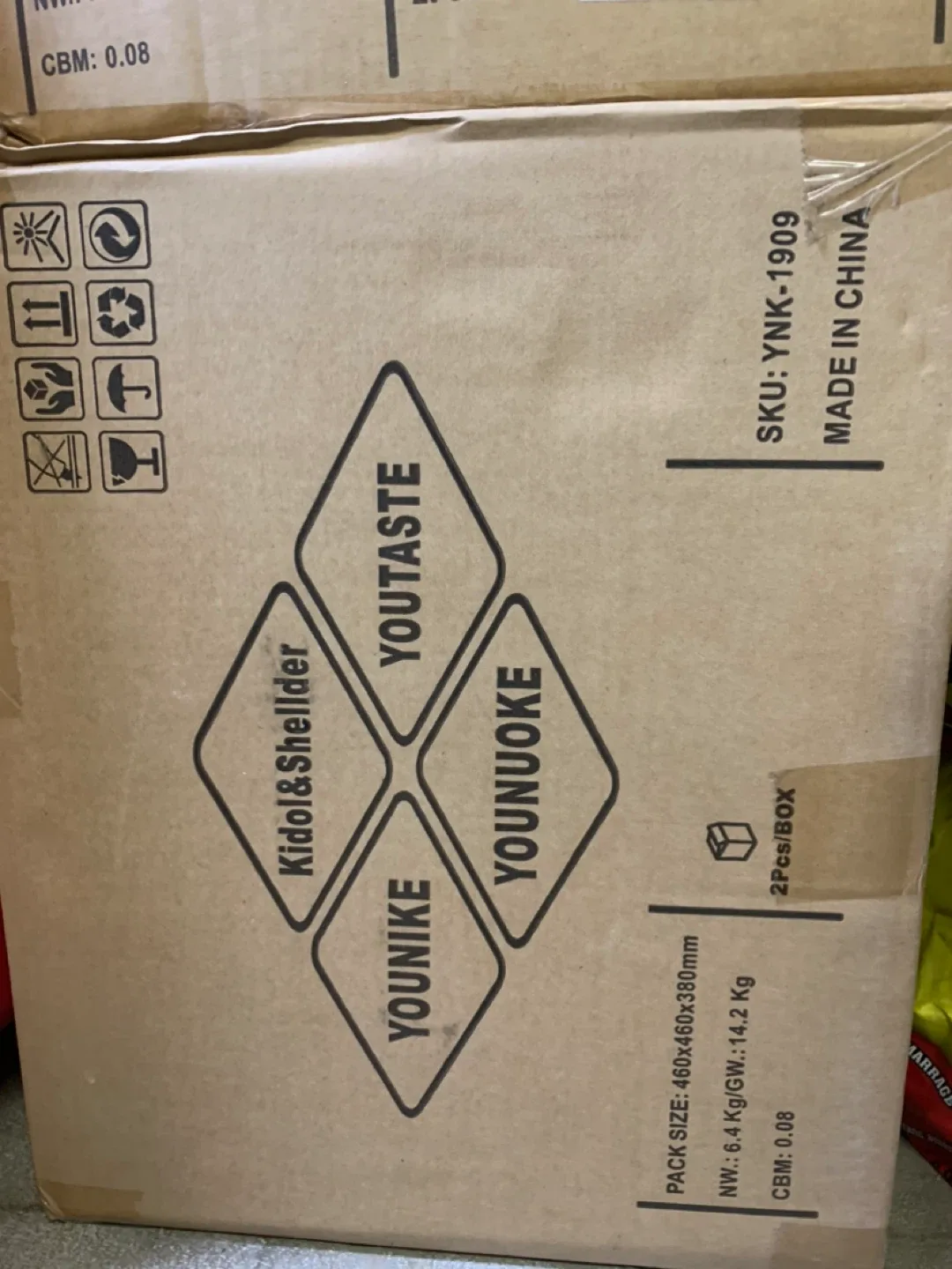 Youtaste Black Bar Stools - Set of 2 image indicator(2)