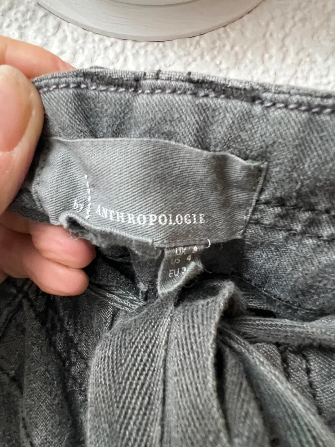 Anthropologie Grey Cargo Pants - Size 4 image indicator(2)