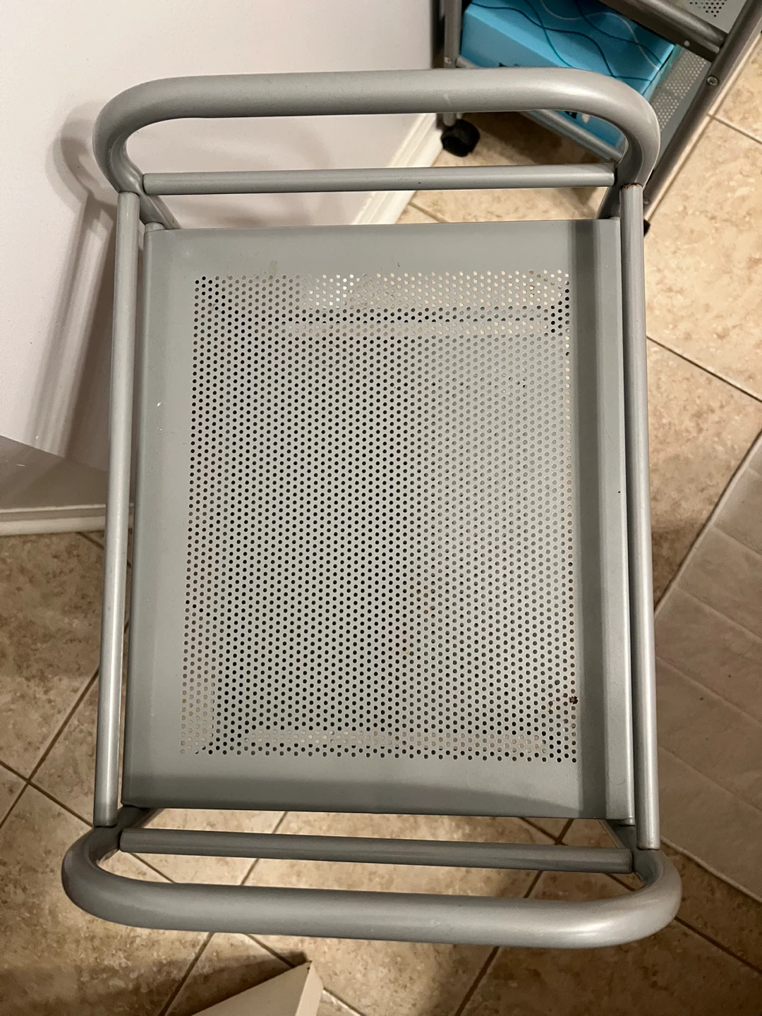 Grey Rolling Cart - 3 Tier - photo 2