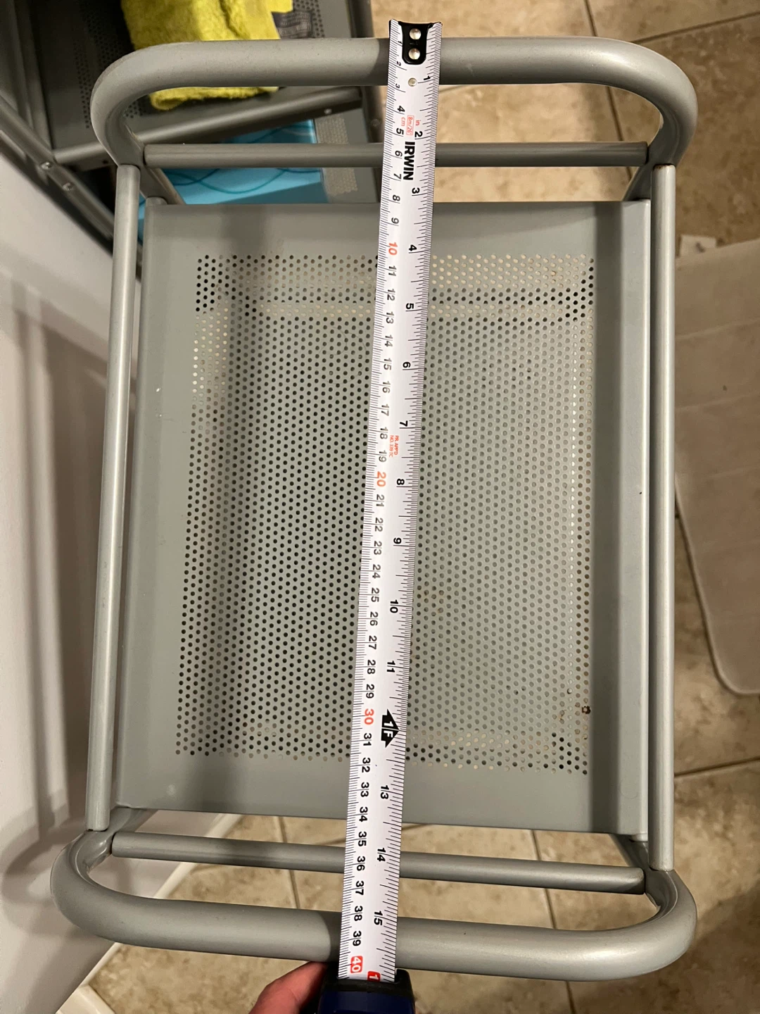 Grey Rolling Cart - 3 Tier - photo 3