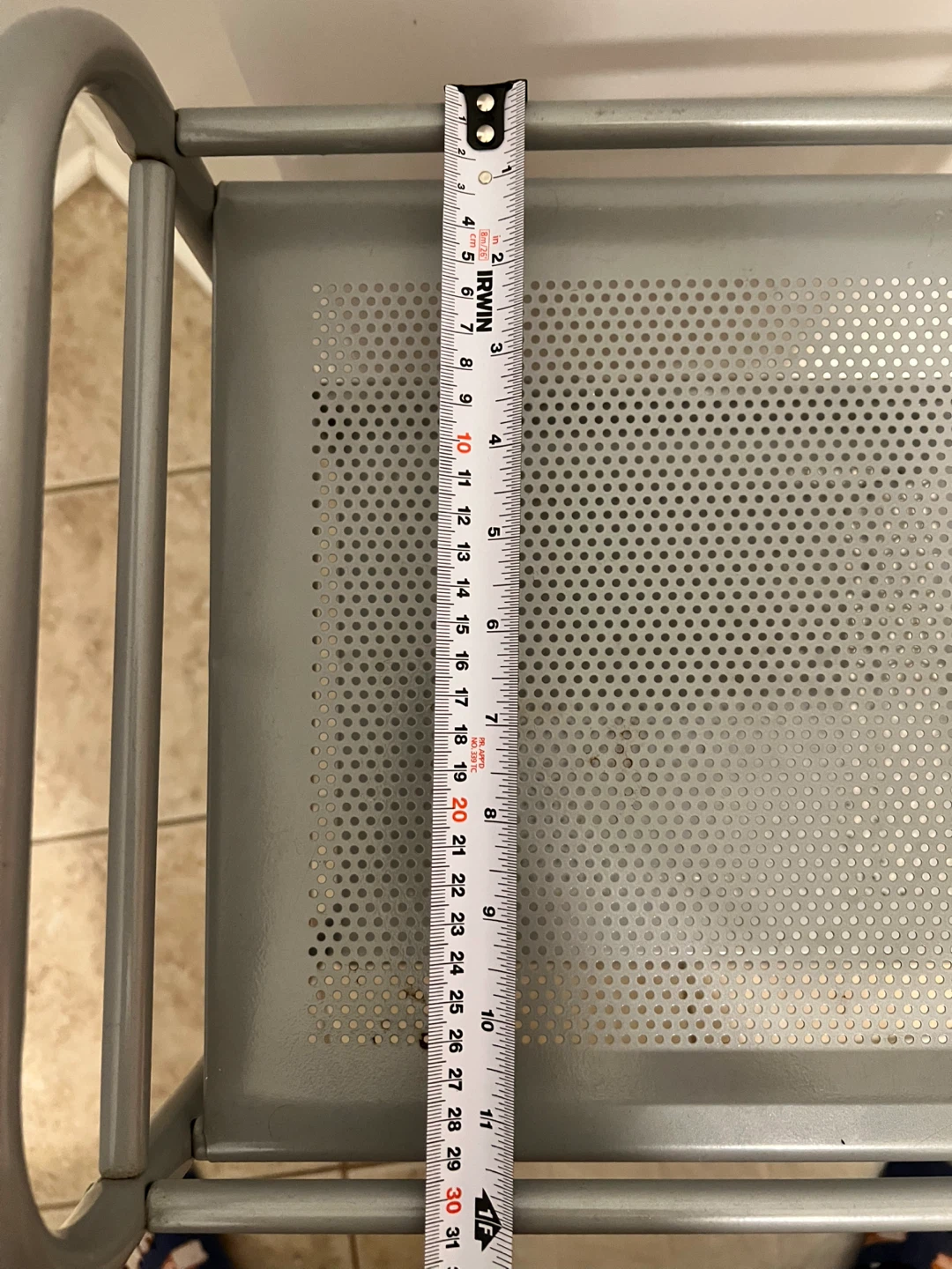 Grey Rolling Cart - 3 Tier - photo 5