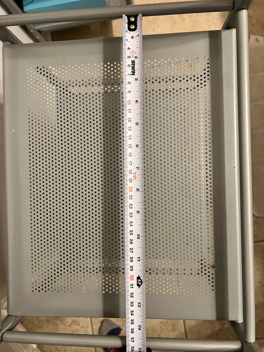 Grey Rolling Cart - 3 Tier - photo 4