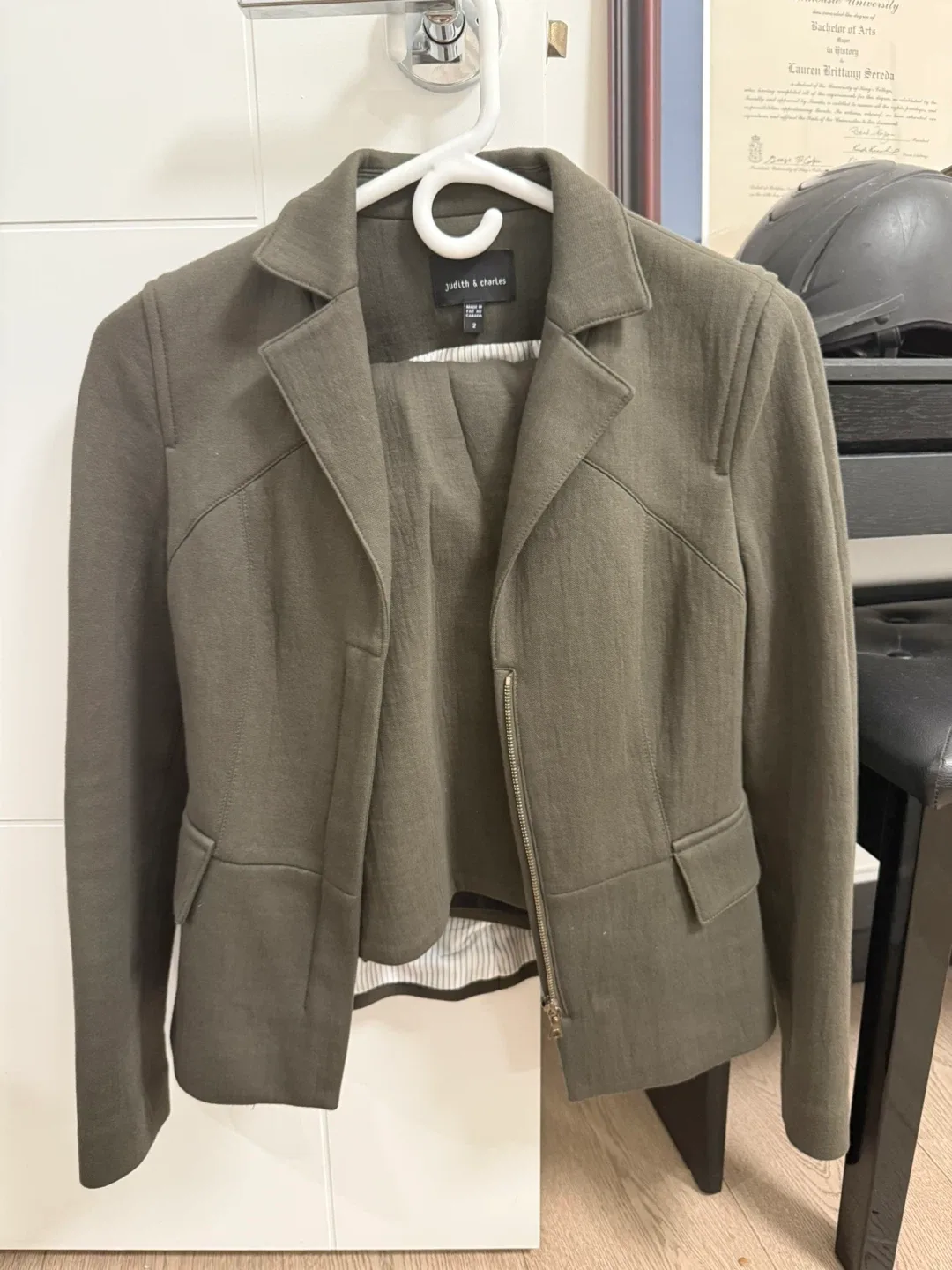 Judith & Charles Skirt Suit - Size 2/0 thumbnail